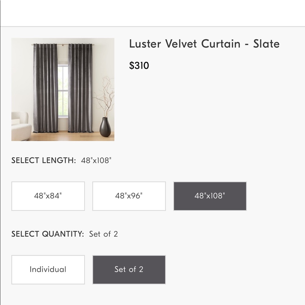 West Elm Curtains